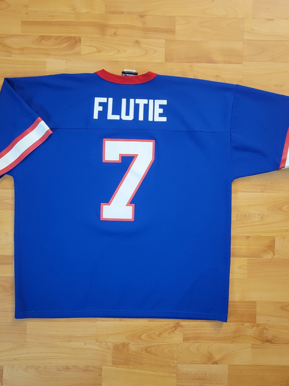 VTG LOGO ATHLETIC Doug Flutie Buffalo Bills NFL Blue Jersey Mens XL Extra Large